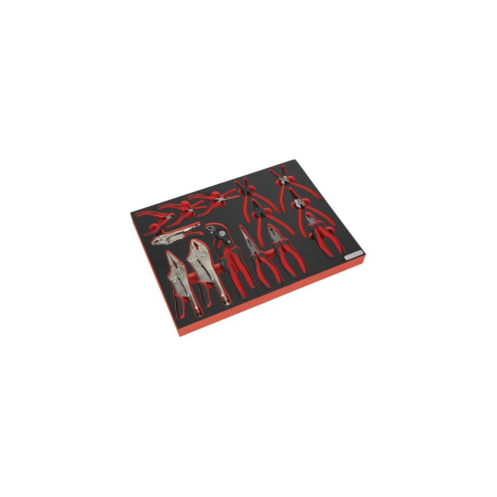 Sealey TBTP05 Tool Tray with Pliers Set 14pc-image-OPC-PT95RX-NEW