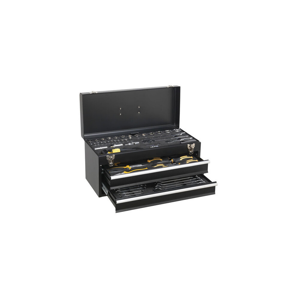 Sealey Siegen S01055 Portable Tool Chest 2 Drawer With 90Pc Tool Kit 5051747869974