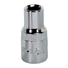 Sealey SP14055 5.5mm 1/4"Sq Drive Fully Polished WallDrive Socket