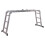 Sealey Sealey AFPL1 4-Way Aluminium Folding Platform Ladder EN 131 1