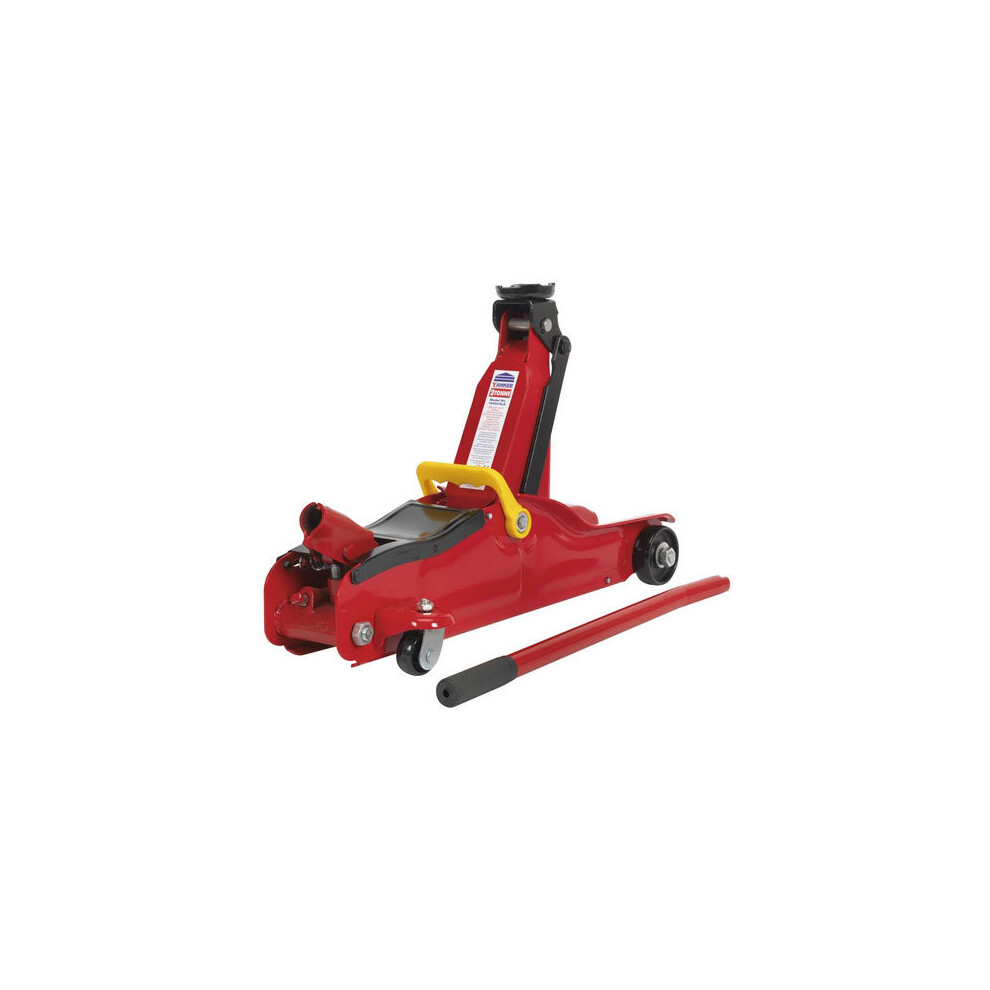 Sealey 1050CXLE 2 Tonne Low Entry 78-330mm Short Chassis Hydraulic Trolley Jack-image-OPC-PT96V9-NEW