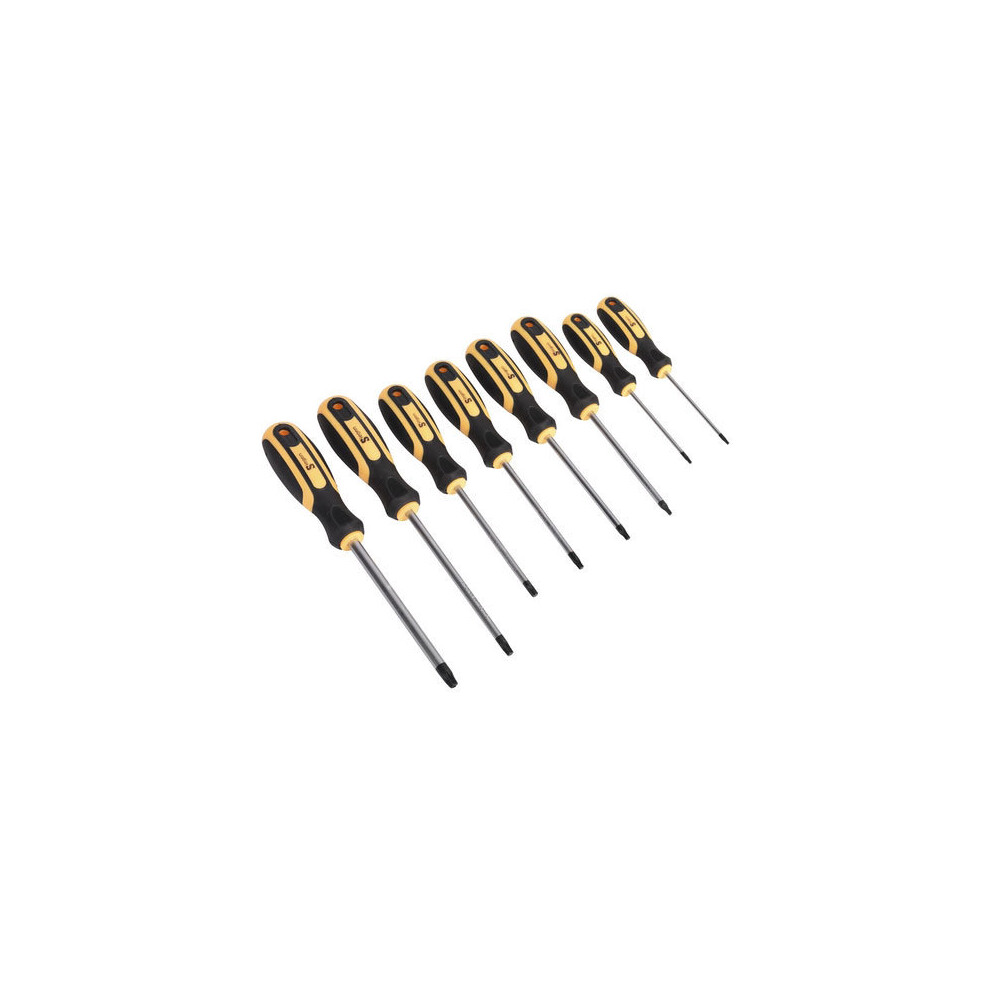Sealey Seigen S0897 TRX Star Torx Screwdriver Set 8 Piece T8 - T40