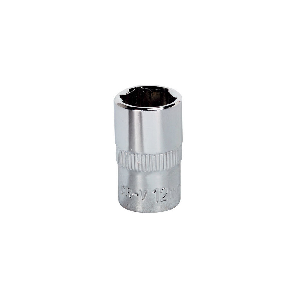 Sealey Sp3812 12Mm 3/8"Sq Drive Fully Polished Walldrive Socket