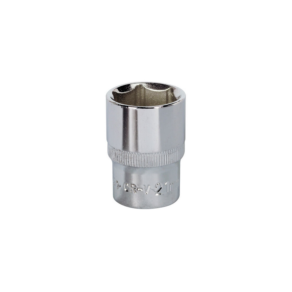 Sealey SP1221 21mm 1/2"Sq Drive Fully Polished WallDrive Socket