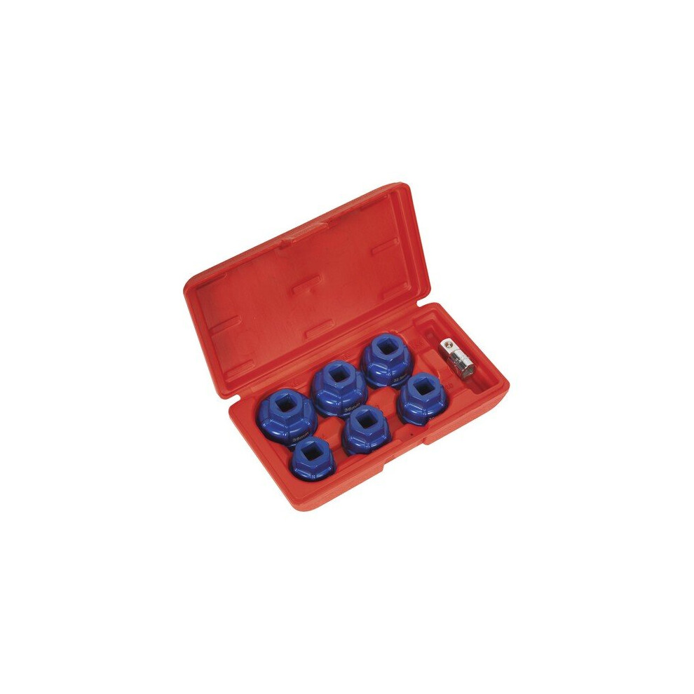 Sealey VS7008 7pc Oil Filter Cap Wrench Set