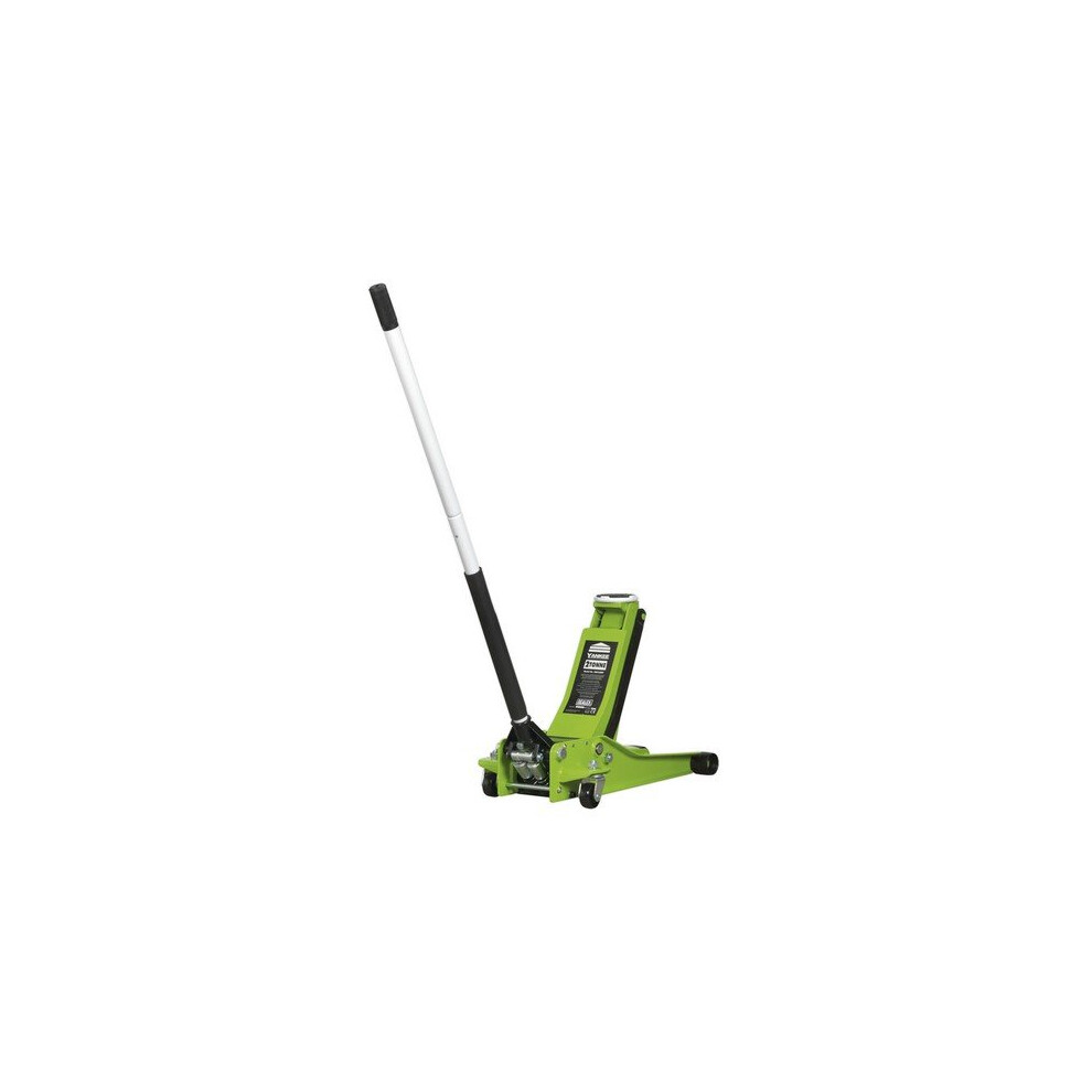 Sealey 2001LEHV Trolley Jack 2 tonne Low Entry Rocket Lift Hi-Vis Green