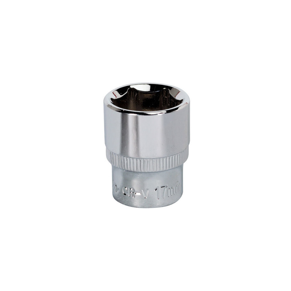 Sealey SP3817 17mm 3/8"Sq Drive Fully Polished WallDrive Socket