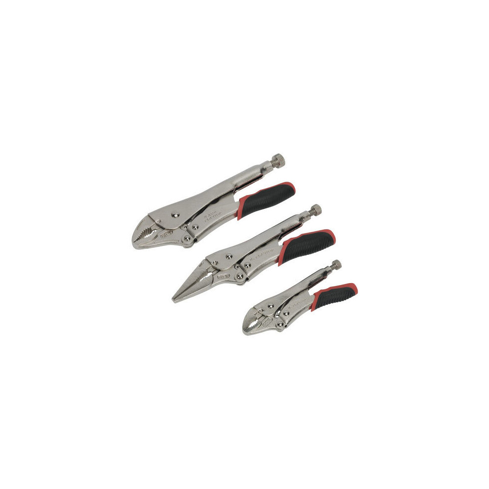 Sealey Ak6863 3Pc Quick Release Locking Pliers Set