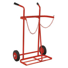 Sealey ST28/B Welding Bottle Trolley - 2 Bottle