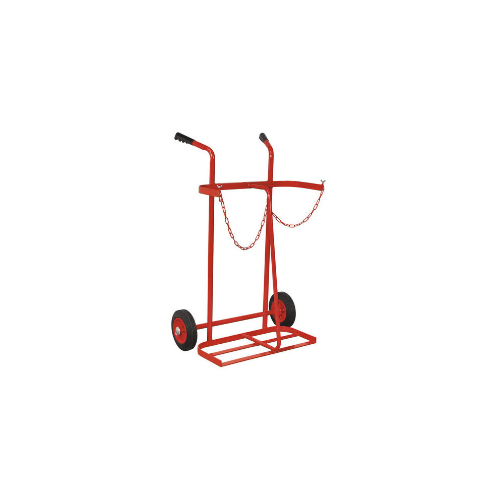 Sealey ST28/B Welding Bottle Trolley - 2 Bottle