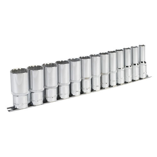 Sealey Sealey AK2675 13pc 1/2"Sq Drive 12pt Deep WallDrive Socket Set - Imperial