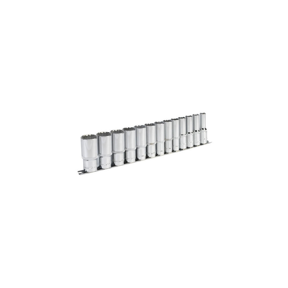 Sealey AK2675 13pc 1/2"Sq Drive 12pt Deep WallDrive Socket Set - Imperial