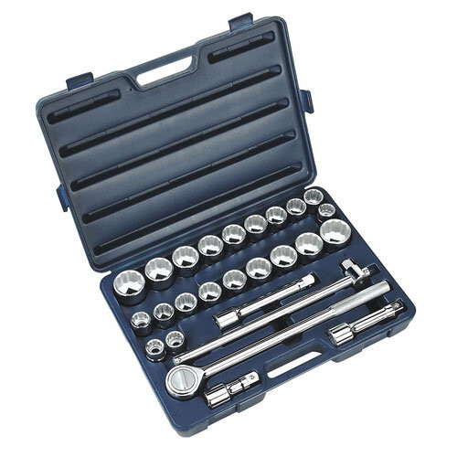 Sealey Sealey AK2582 26pc 3/4"Sq Drive Socket Set - 12pt WallDrive - DuoMetric