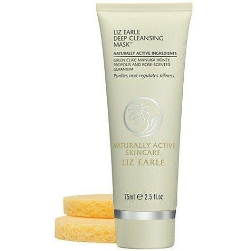 Liz Earle Liz Earle Deep Cleansing Mask 75ml with 2 sponges