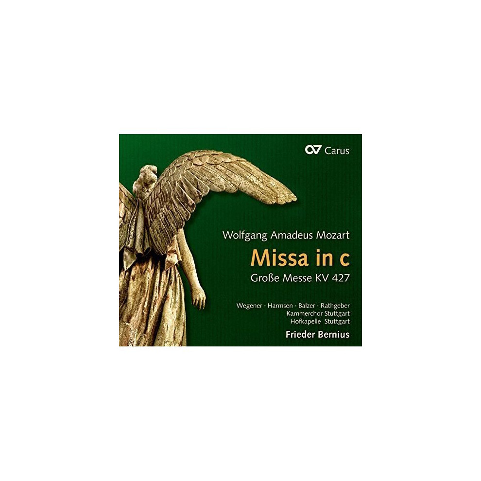 GREAT MASS IN C MINOR KV 427 - WEGENER/HARMSEN/BALZER/RATHGEB [CD]
