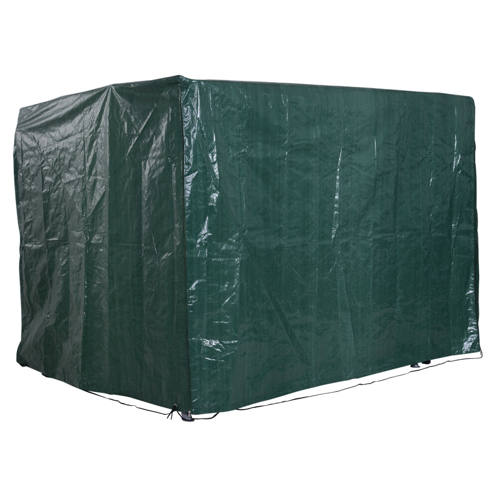 Outsunny Patio Swing Chair Cover Garden Furniture Protector 215x155x150cm Green