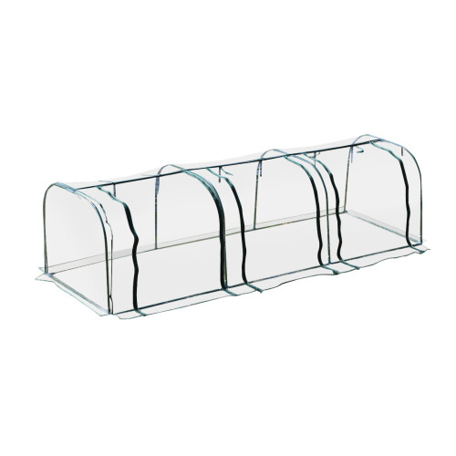 Outsunny Outsunny Mini Portable Greenhouse | Garden Plant Tunnel