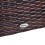 Outsunny Outsunny Rattan Wicker Tea Coffee Table w/ Umbrella Hole Storage Space 6