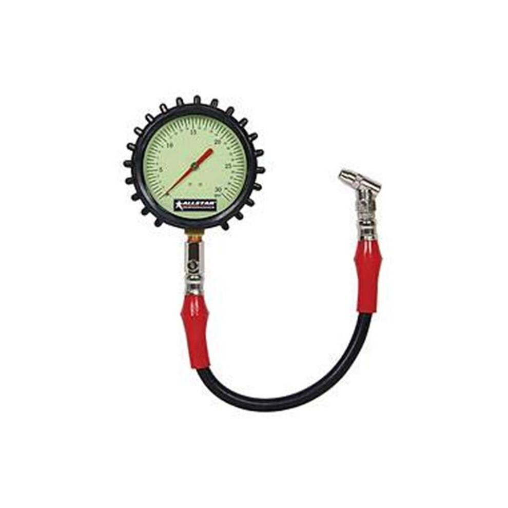 Allstar Performance ALL44047 4 in. Tire Pressure Gauge - 0-30 PSI