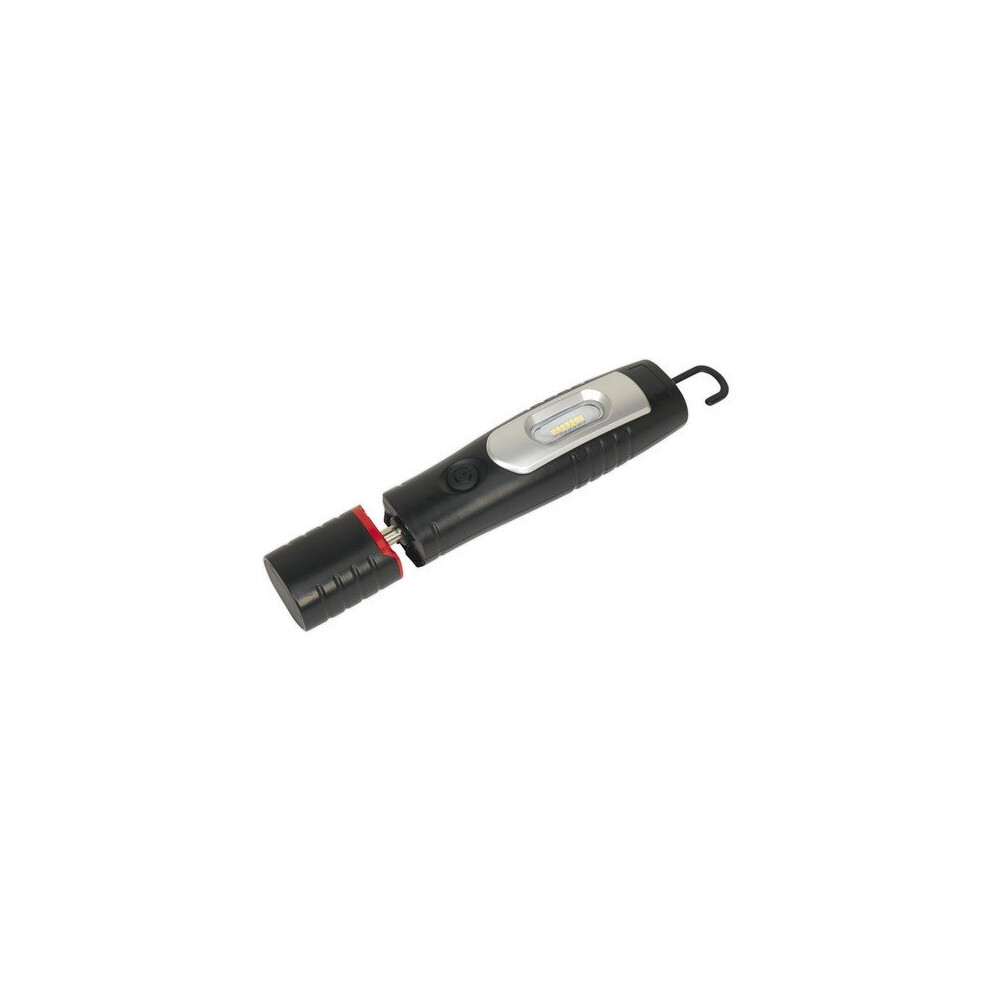 Sealey LED3602 Rechargeable 360 Deg. Inspection Lamp 7 SMD + 3W LED Black Lithium-ion