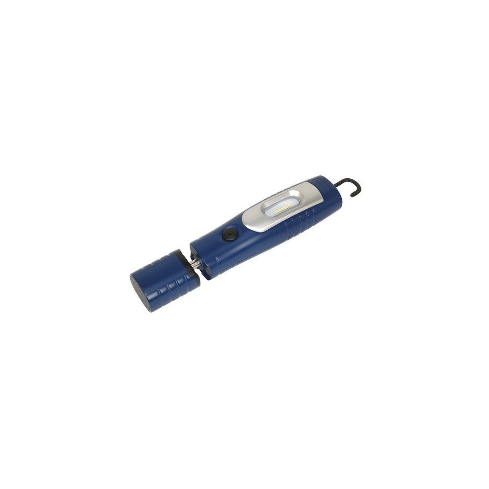 Sealey LED3602B Rechargeable 360 Deg. Inspection Lamp 7 SMD + 3W LED Blue Lithium-ion