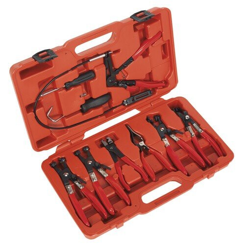 Sealey Sealey VS1662 9pc Hose Clip Removal Tool Set
