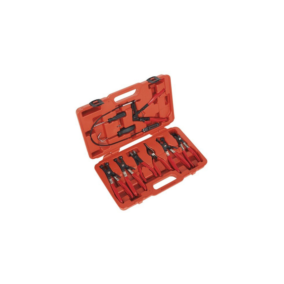 Sealey VS1662 9pc Hose Clip Removal Tool Set