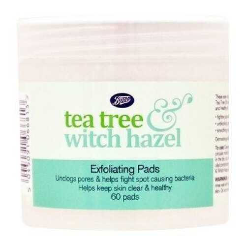 Boots Tea Tree & Witch Hazel Exfoliating Pads