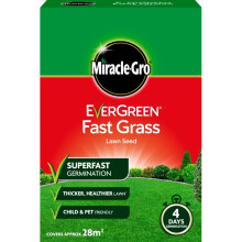 Miracle-Gro Evergreen Fast Grass Lawn Seed 28m2 Coverage 840G