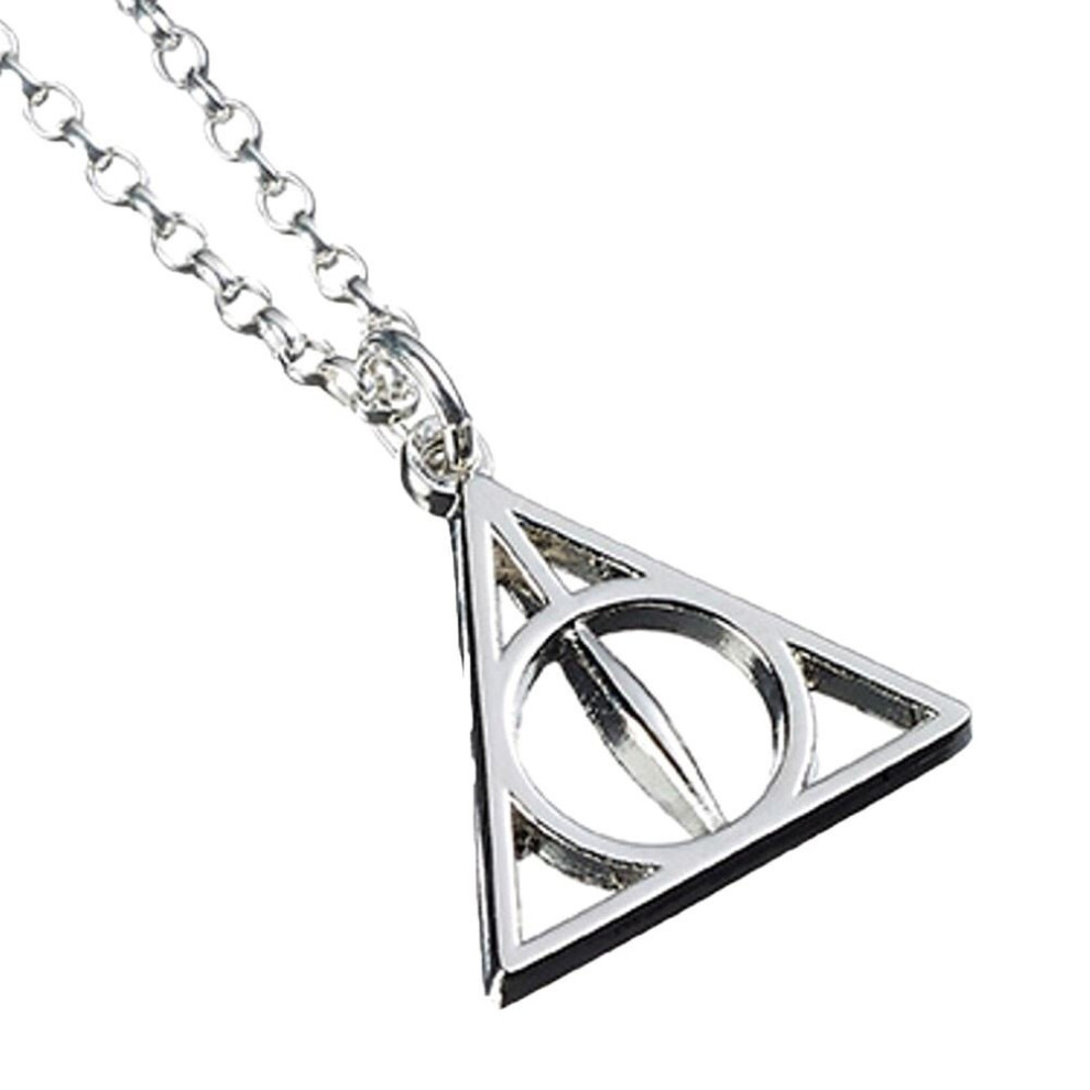 Harry Potter Sterling Silver Deathly Hallows Necklace