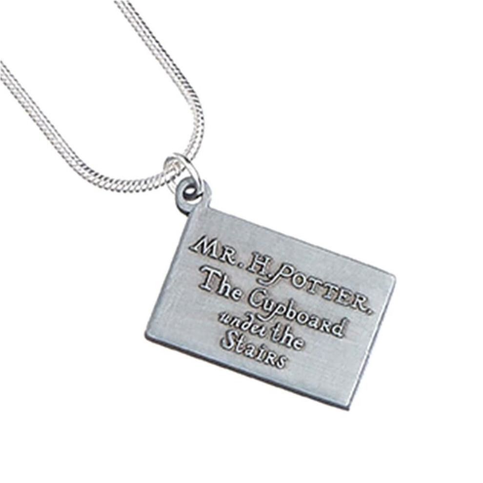 Harry Potter Silver Plated Hogwarts Acceptance Letter Charm Necklace