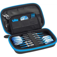 Casemaster Sentinel Dart Case 36-0602-03 - TacTech Foam Shell, Holds 6 Darts, Blue