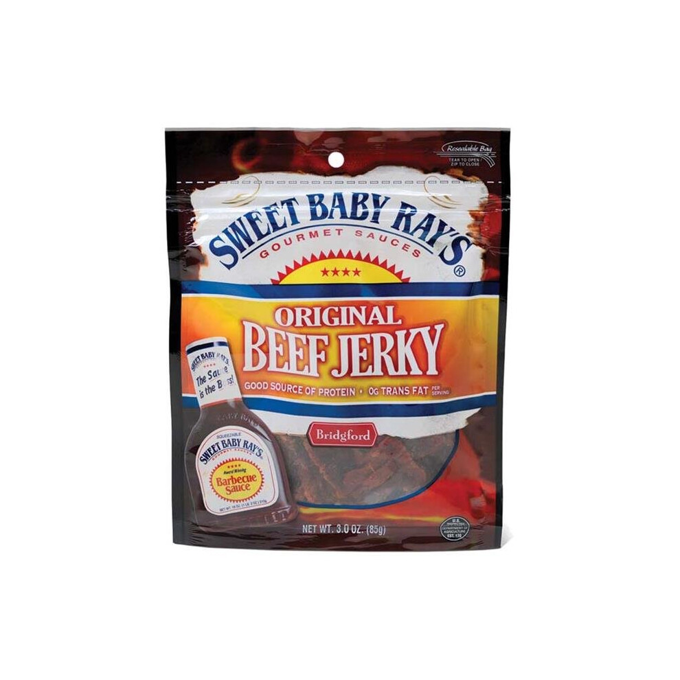 Sweet Baby Rays 528703 Honey Barbecue Beef Jerky, 3 oz