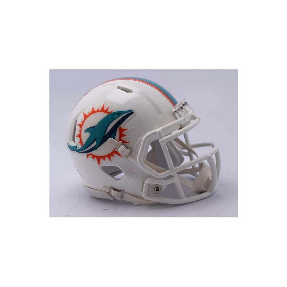 Photos - Protective Gear Set Miami Dolphins Riddell Pocket Pro Speed Helmet 2 in Reproduction - Product Code 9585594161 2018