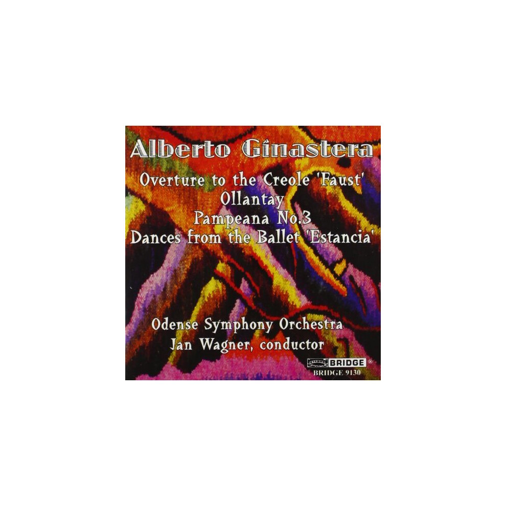 Odense So - Alberto Ginastera: Orchestral [Cd] Large