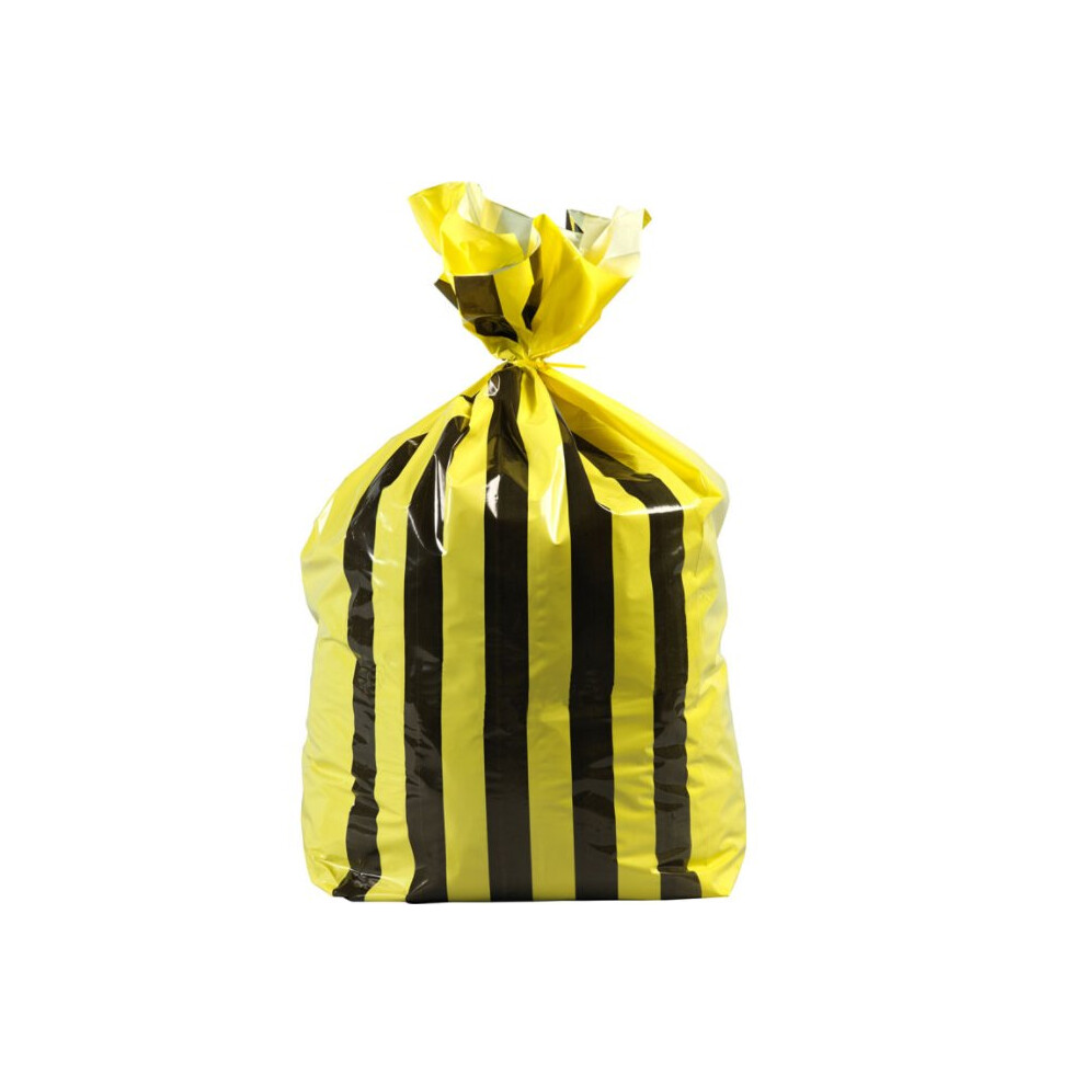 20L Small Tiger Stripe Polythene Offensive Waste Bags (50 Bags) - Image 3