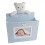 WIDDOP and Co. Wall Photo Frame with Pouch by Juliana "Baby's Keepsakes" - Blue 1