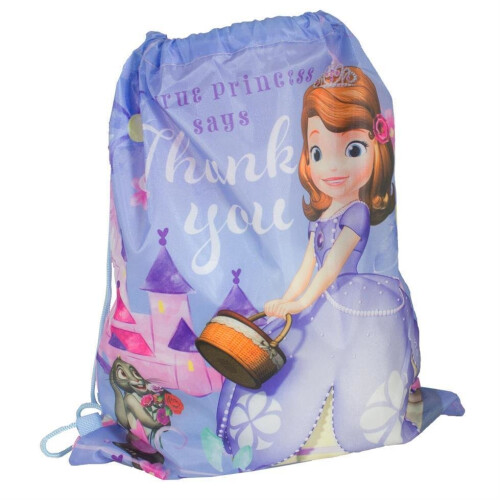 Disney / Character "Back to School" Drawstring PE / Swim Bag - Sofia the First