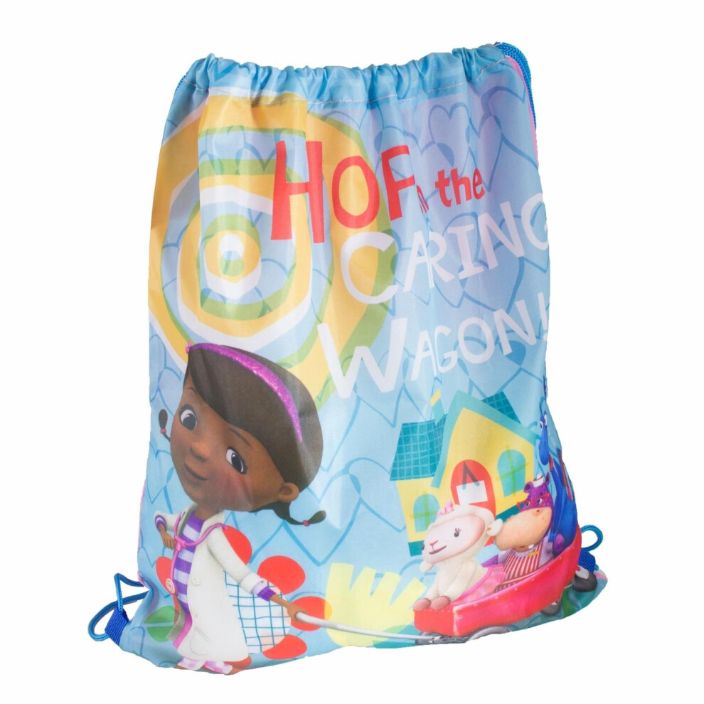 Disney / Character "Back to School" Drawstring PE / Swim Bag - Doc McStuffins