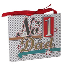 No 1 Dad Hanging Plaque & Keepsake Box - Laura Darrington Design