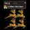 Christmas Tree Decoration 4 Pack Glitter Reindeer's (DP) - Gold 1