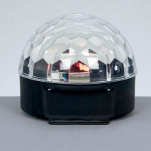 Premier Christmas Multi Coloured LED 19cm Crystal Ball Projector LV151069