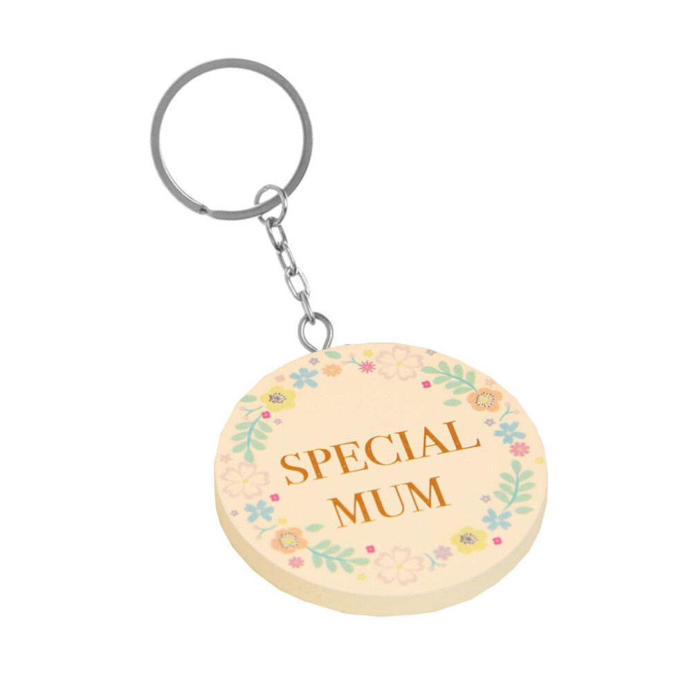 Ditsy Floral MDF Keyring, Mothers Day Gift, Birthday Gift - Special Mum