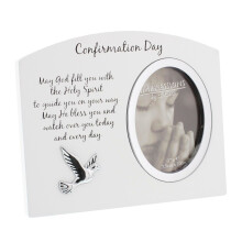 Confirmation Day White MDF Photo Frame 3x4 FW64434