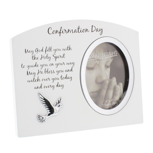 Confirmation Day White MDF Photo Frame 3x4 FW64434
