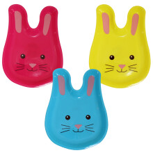 3pc PMS International Bunny-Shaped Plates | Easter Kitchen Tools