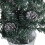 60cm Artificial Christmas Tree with Silver Tinsel Flecks and Pine Cones 2