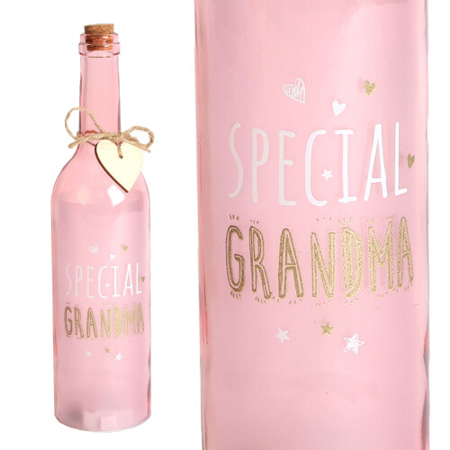 WIDDOP and Co. Sentiments - Star Light Battery Light Up Bottle - Special Grandma