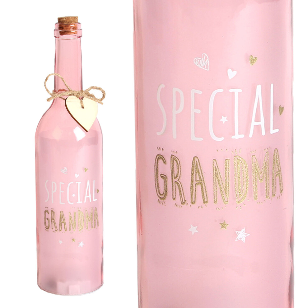 Sentiments - Star Light Battery Light Up Bottle - Special Grandma