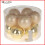 10 Pack Tub Glass Christmas Tree Decorations Baubles Gold 1